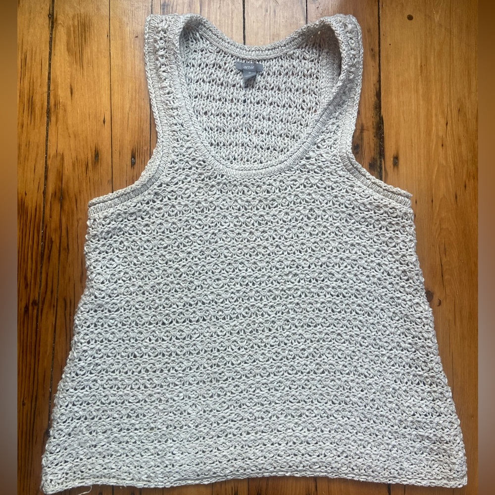 Aerie Tan Knit Tank Top